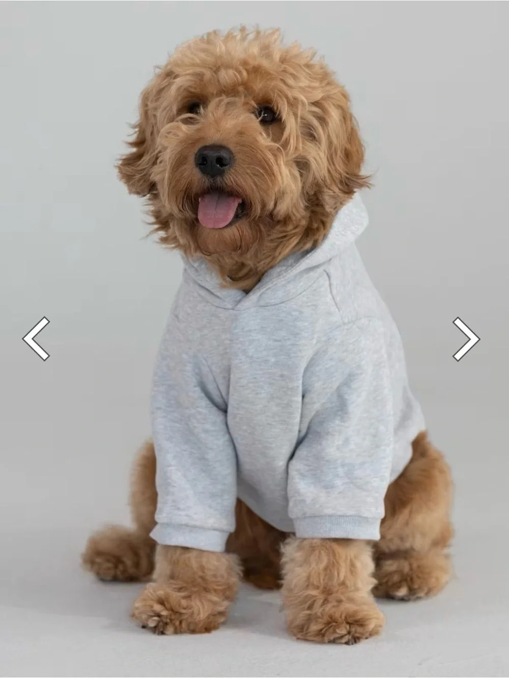 Comfrt Dog Hoodie Sweatshirt Mist Gray Large Dog 7XL NWOT NEVER WORN